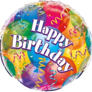 Balão Foil Happy Birthday