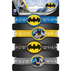 4 Pulseiras De Silicone Batman