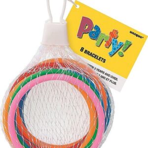 Recheio Para Pinhatas & Brindes Para Festas - 8 Pulseiras Coloridas