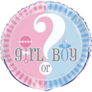 Balão Foil De 45Cm Cha De Revelação