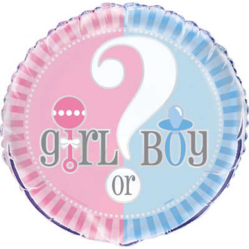 Balão Foil De 45Cm Cha De Revelação