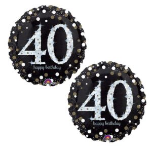 Balão Foil 45Cm 40 Anos