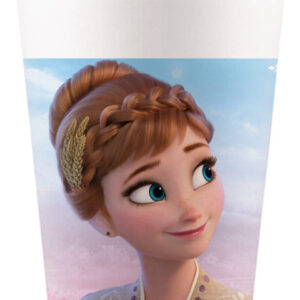 8 Copos Frozen de papel