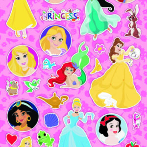 Adesivos Brilhantes Disney Princesa