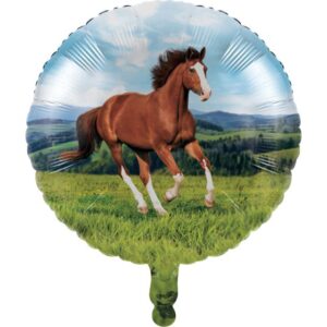 Balão Foil 45Cm Cavalos