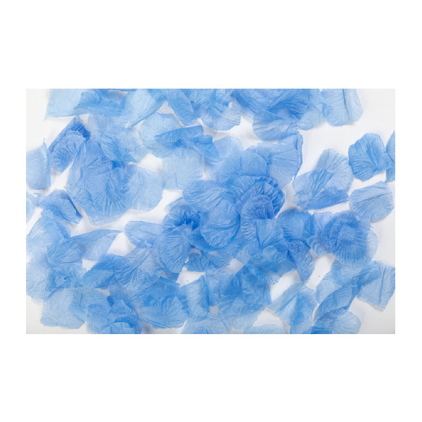 144 Pétalas De Rosa - Azul Claro