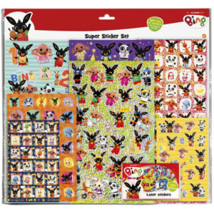 Conjunto de 400 autocolantess Bing