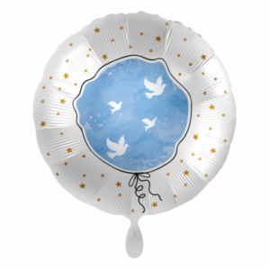 Balão Foil Pomba azul