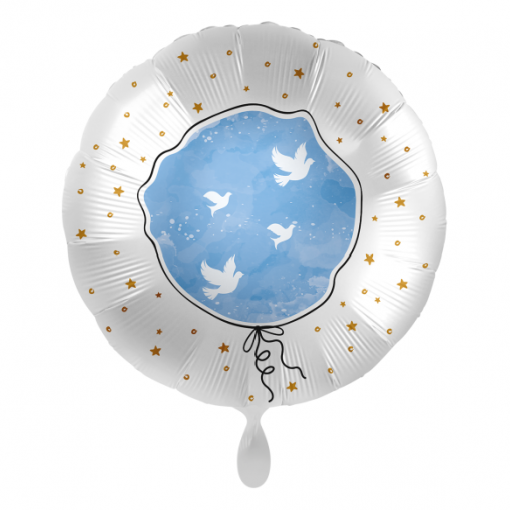 Balão Foil Pomba azul