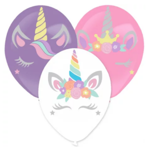 Kit Balões Unicórnio + Autocolantes