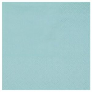 25 Guardanapos 21Cm Azul Bebé