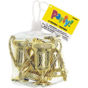 Recheio Para Pinhatas & Brindes Para Festas - 4 Trofeus Dourados
