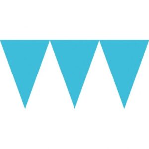 Bandeirola Em Cartolina 450Cm - Azul Bebé