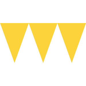 Bandeirola Em Cartolina 450Cm - Amarelo