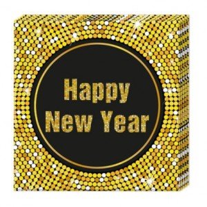 20 Guardanapos Ano Novo