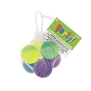 Recheio Para Pinhatas & Brindes Para Festas - 6 Bolas Saltitonas Neon