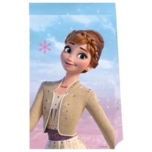 Sacos de papel Frozen 2: Wind Spirit, 4 unid.