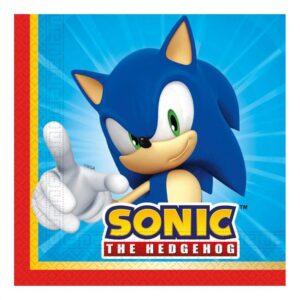 Guardanapos de papel Sonic, 33x33 cm, 20 unid.