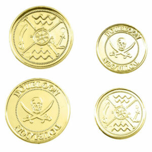 Recheio Para Pinhatas & Brindes Para Festas - 10 Moedas Do Tesouro