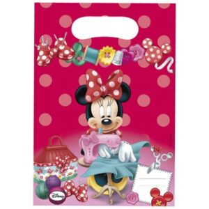 Saco Prenda Minnie Vermelha