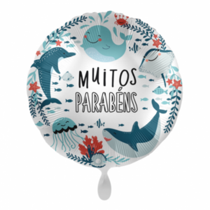 Balão Foil Muitos parabéns