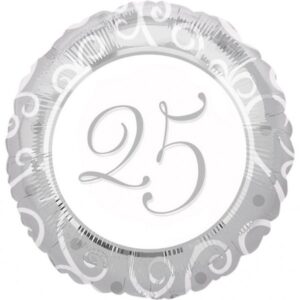 Balão Foil 45Cm 25 Anos