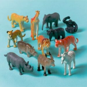 Set Animais Da Selva 12 Peças