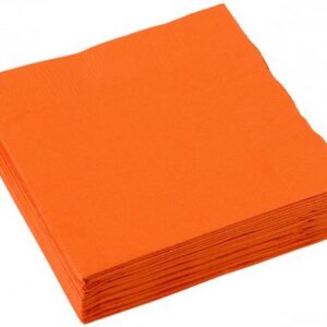 Guardanapos 33Cm 20 Unidades - Laranja