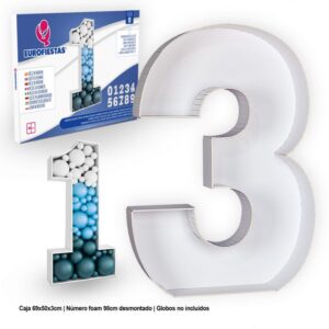 Estrutura De Espuma Para Balões Gigantes Número 3