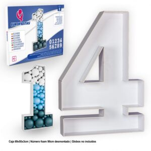 Estrutura De Espuma Para Balões Gigantes Número 4