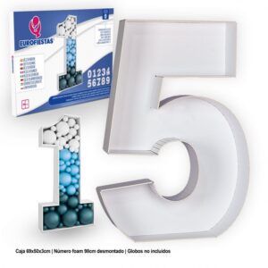 Estrutura De Espuma Para Balões Gigantes Número 5