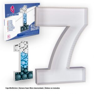 Estrutura De Espuma Para Balões Gigantes Número 7