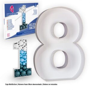 Estrutura De Espuma Para Balões Gigantes Número 8