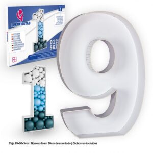 Estrutura De Espuma Para Balões Gigantes Número 9