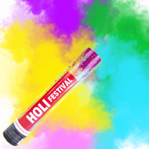 Canhão de pó Holi 60gr cor sortida