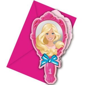 Convites Barbie Magic