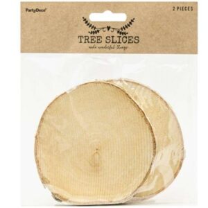 Rodelas De Madeira Para Decoração 2 Unidades