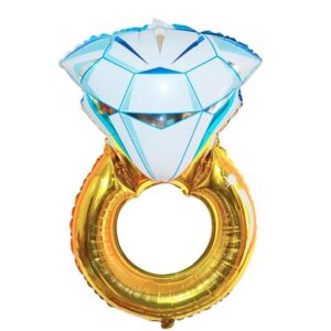 Balão Supershape Anel  De Diamantes