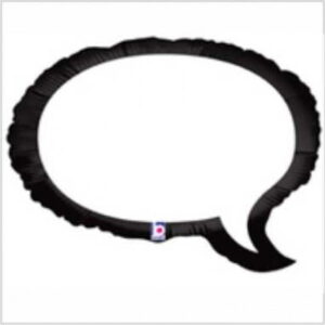 Balão Foil Fala Para Escrever 61Cm