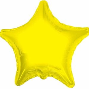 Balão Estrela Foil 45 Cm - Amarelo