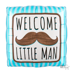 Balão Foil Welcome Little Man