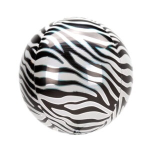 Balão ORBZ Redondo Padrão Zebra