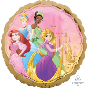 Balão Gold Princesas Disney