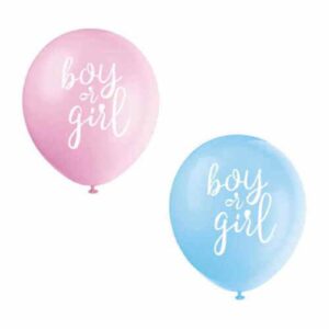 8 Balões Cha De Revelação