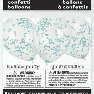 Balões Com Confettis - Verde