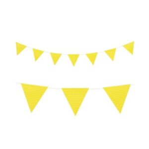 Bandeirola Bolinhas - Amarelo