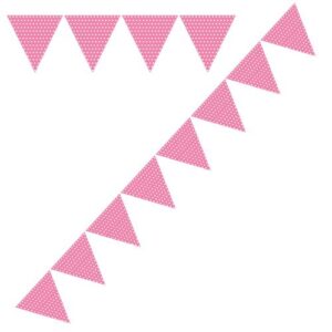 Bandeirola Bolinhas - Rosa