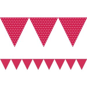 Bandeirola Bolinhas - Vermelho