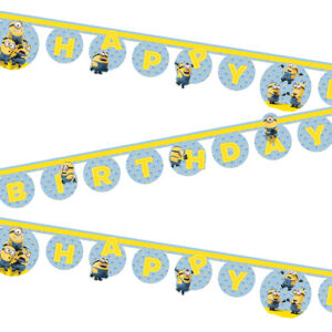 Bandeirola Minions De Papel