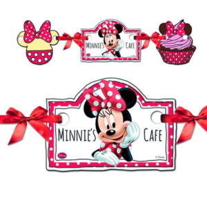 Bandeirola Minnie Vermelha